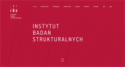 Desktop Screenshot of ibs.org.pl